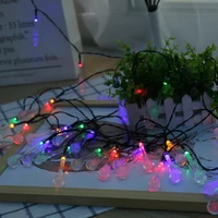 led solar lamp led outdoor solar lamps 30leds string lights fairy holiday christmas party garland solar garden waterproof lights
