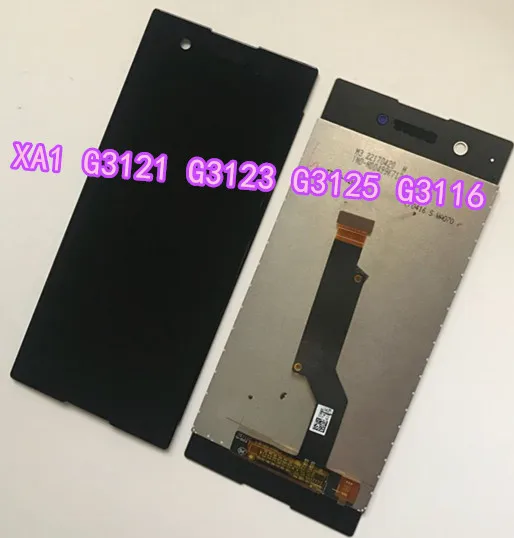5 0 &quotдисплей для SONY Xperia XA1 LCD сенсорный экран с рамкой XPERIA дисплей G3112 G3116 G3121 G3125 G3123