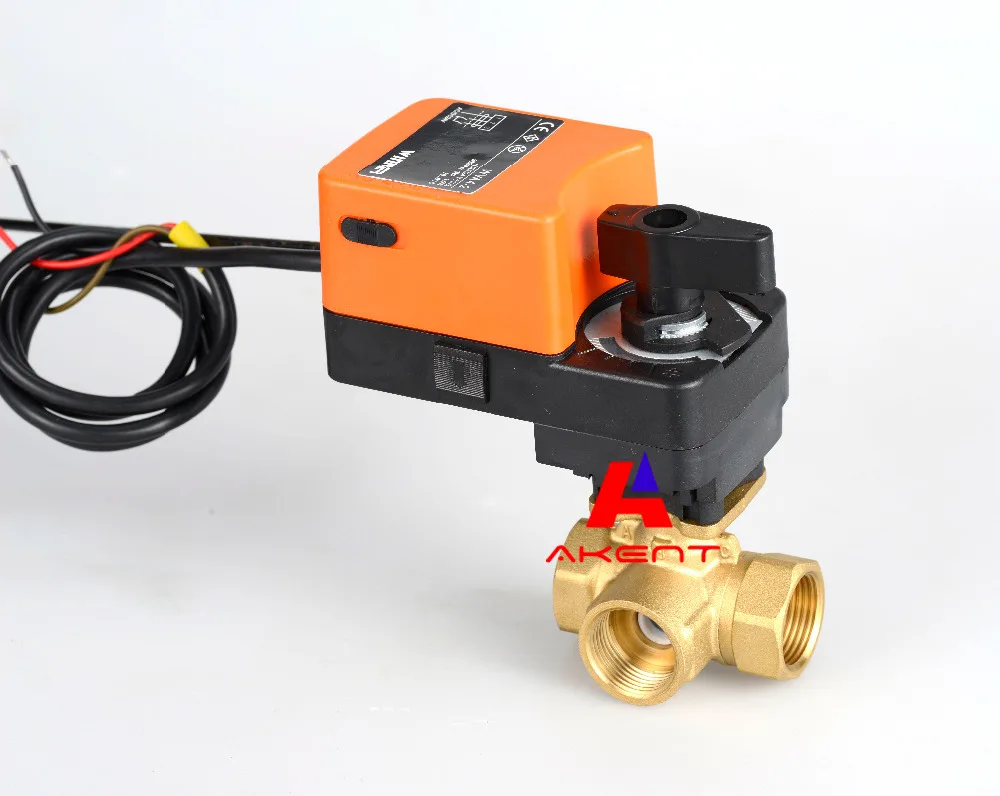 Управление Клапан 3 Way 1/2 '✤vdc/AC on/off пропорционально модулируя моторизованный