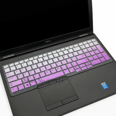 15," чехол для клавиатуры ноутбука Защитная крышка для Dell Latitude E5550 E5570 точность M7510 M7710 M3520 M7520 M7720 7720 7520 3520 - Цвет: Gradient purple