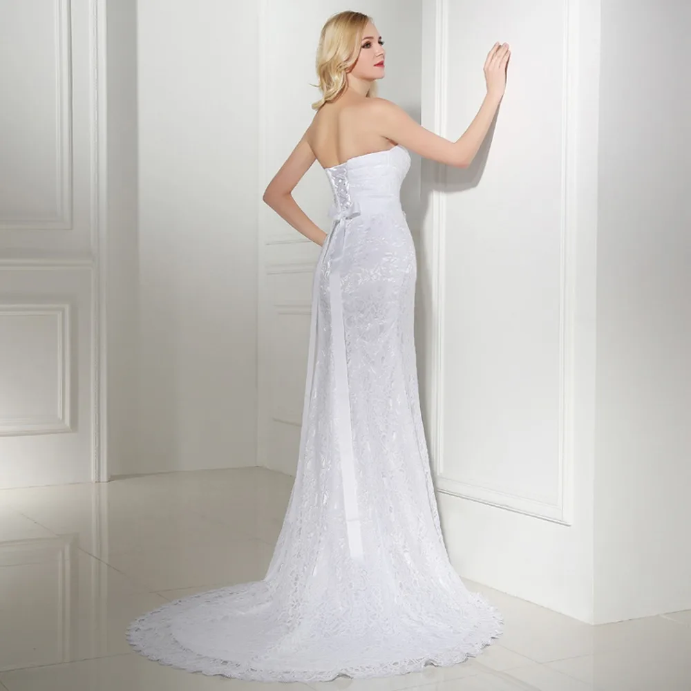2021 в наличии! Реальное фото Дешевое элегантное кружевное свадебное платье