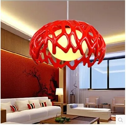 

Modern brief coral sea pendant lamp fashion resin pendant light lamps