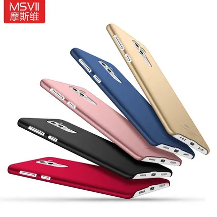 100% Original MSVII Brand luxury Case for Huawei honor 6x/ mate 9 lite hard PC simple and frosted stylish Back cover slim serial |