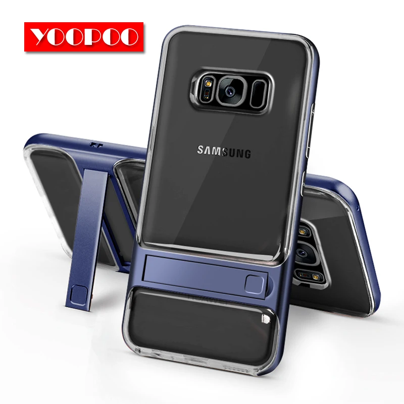 Для Samsung Galaxy S8 плюс телефон чехол противоударный Гибридный Прочная pc стент +