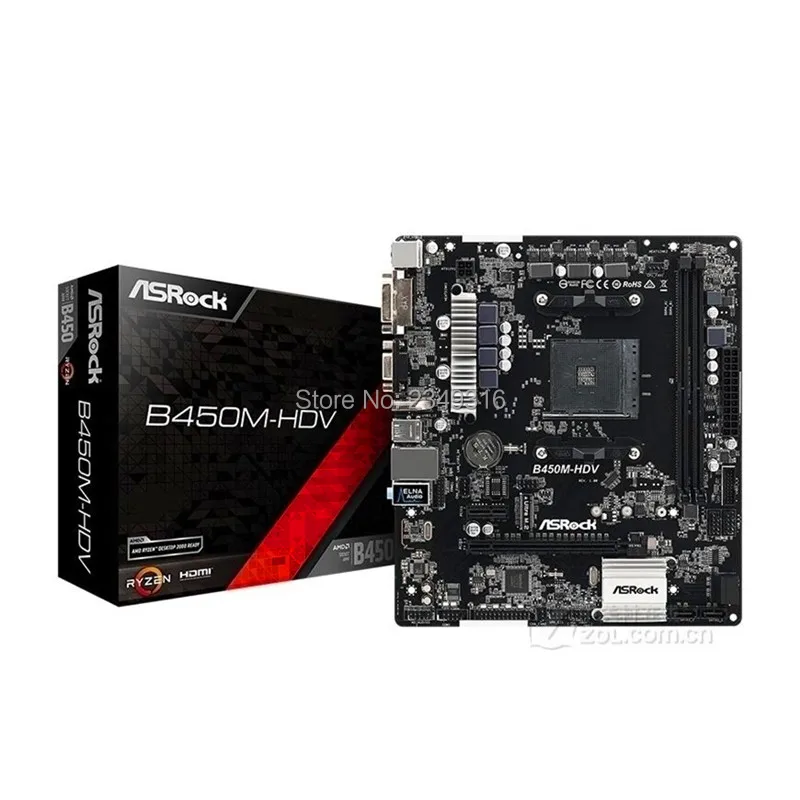 Новинка оригинальная настольная Материнская плата ASRock материнская B450 разъем AM4