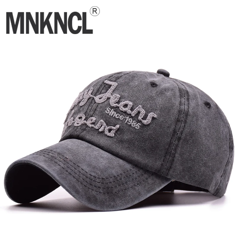 MNKNCL 2019 Новая модная вымытая бейсболка 100% хлопковая кепка винтажная с надписью