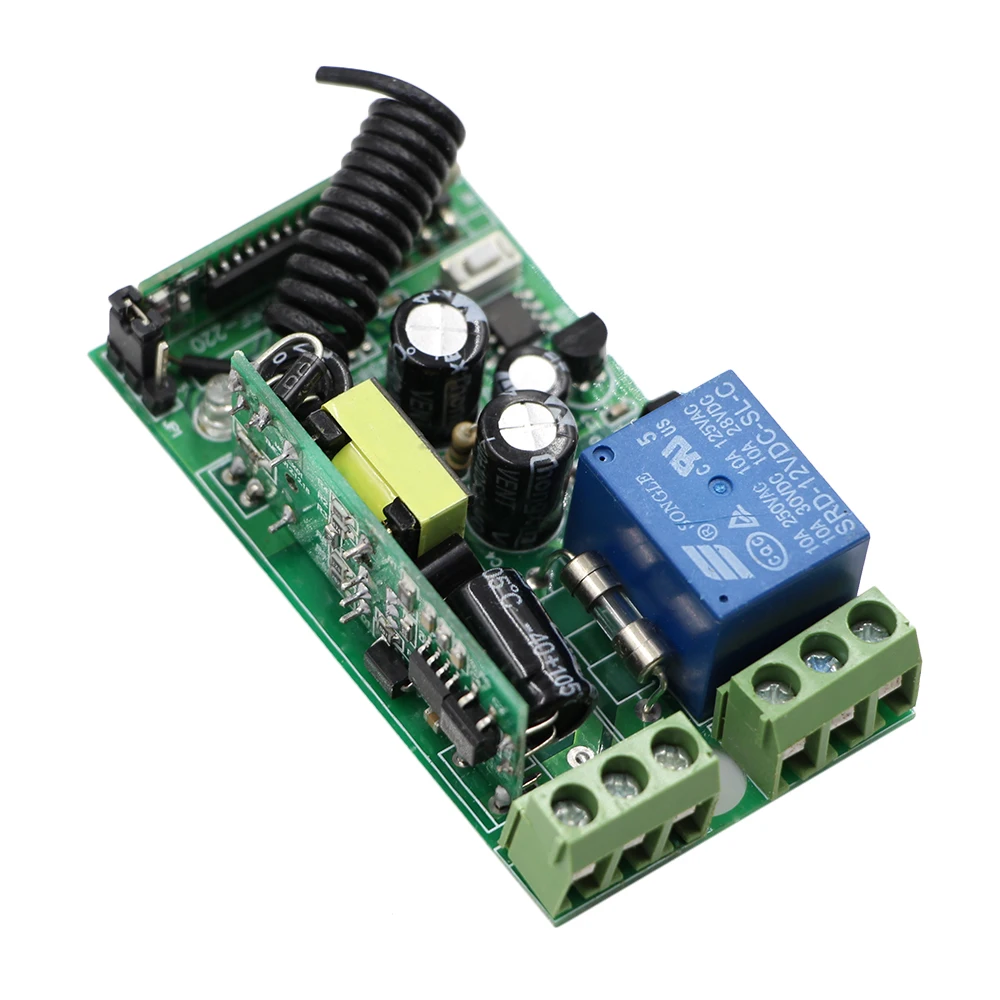 Новый 2 кнопочный беспроводной Радиочастотный переключатель с широким