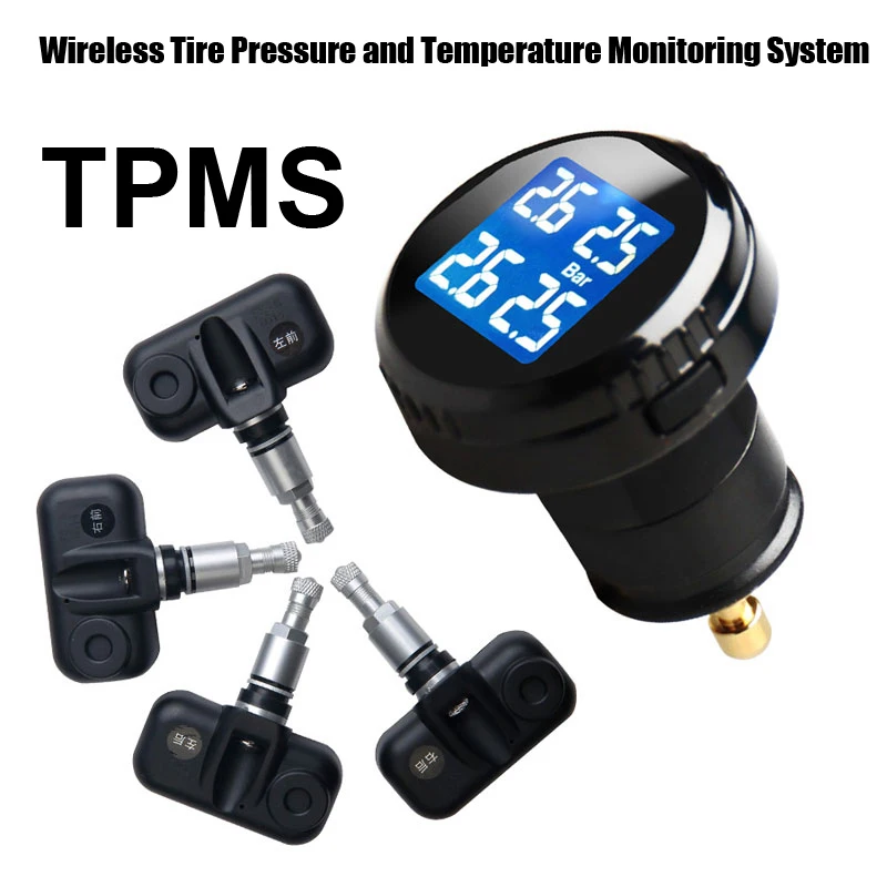 

Tire Pressure Monitoring System Car TPMS with 4 pcs Internal Sensors