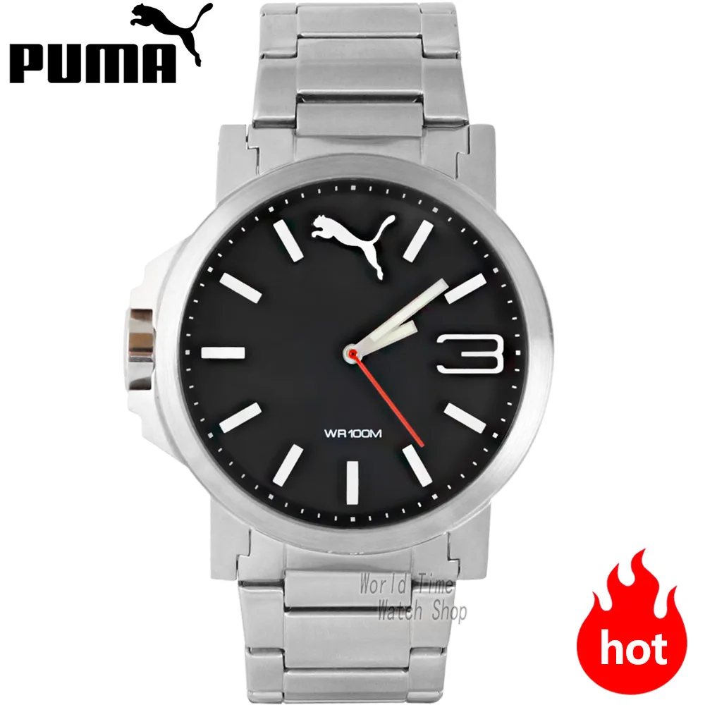 PU103461003-1 PUMA watch мужские часы мужские Современная Модные спортивные часы женщины Наручные Водонепроницаемые Часы Relogio Masculino PU910541 - Цвет: PU103461003-1