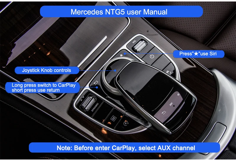 Joyeauto Aftermarket беспроводная Apple CarPlay модифицированная для Mercedes GLA класс X156 X117 15-19 NTG5 Автомобильная игровая поддержка задняя камера