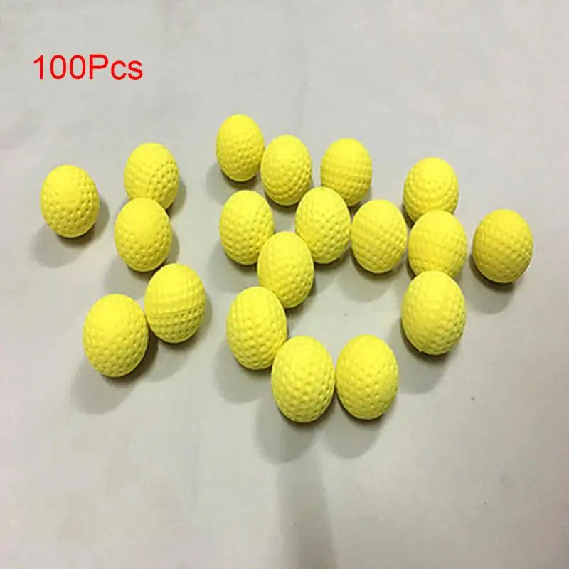Yellow 100 шт шариковые пули для Rival Zeus Apollo Nerf игрушка мячик для пистолета дротика для Nerf Rival Apollo Zeus пистолет - Цвет: Yellow