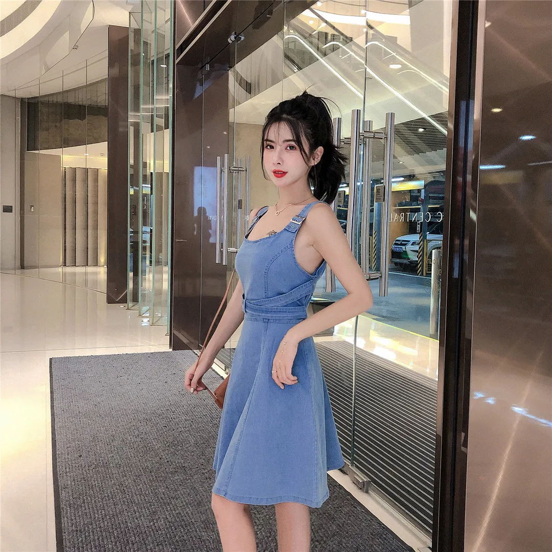 Женское платье туника синее повседневное для вечеринок Пляжное 2019|Женские