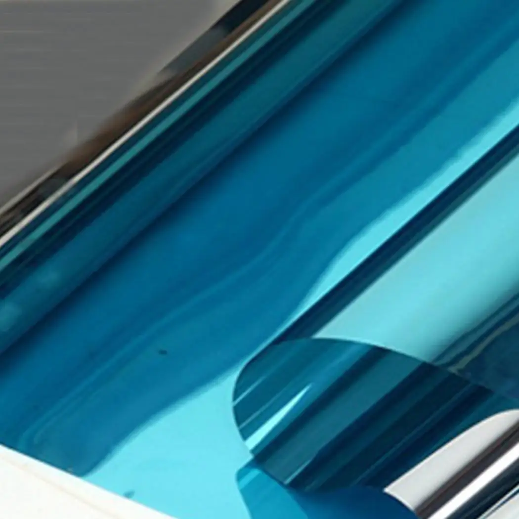 Стеклянная пленка для окон односторонние зеркальные Серебристые изоляционные