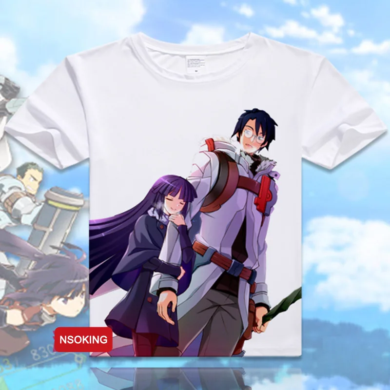 Футболка LOG HORIZON футболка для косплея аниме Модные дышащие мужские и женские