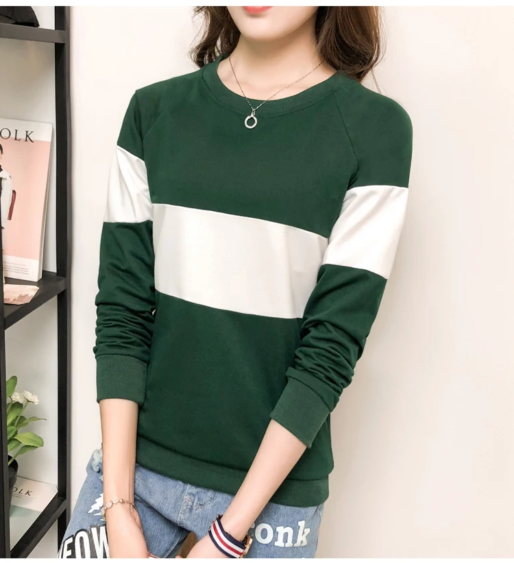 Shintimes футболка Femme Camisetas Mujer Poleras De Mujer Moda футболка с длинным рукавом Хлопковая женская футболка размера плюс