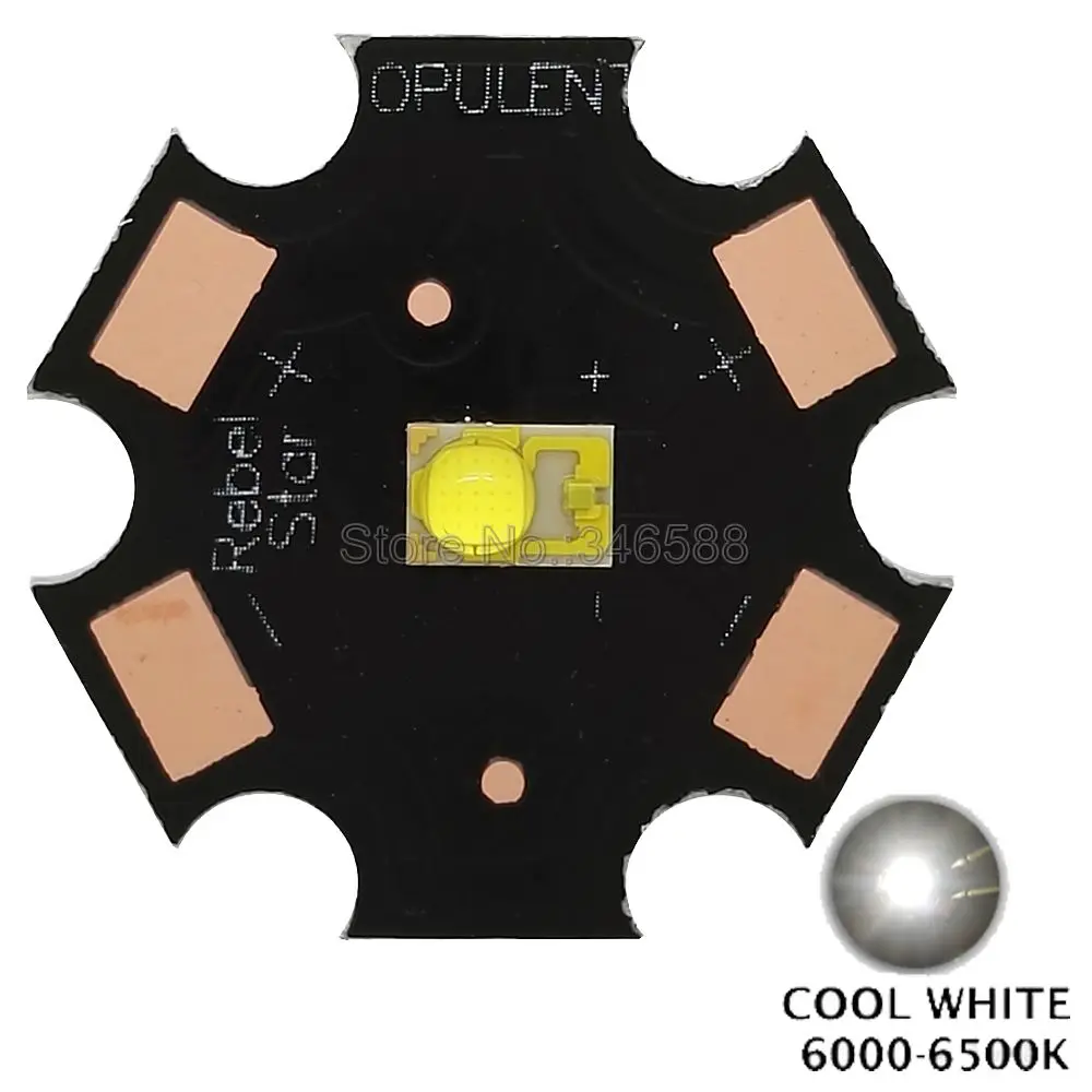 Cool White 5 шт. Lumi светодиодный s Rebel ES 3 Вт Красный 620NM Королевский синий 450NM зеленый 525NM холодный белый теплый белый янтарь высокая мощность светодиодный светильник - Испускаемый цвет: Cool White