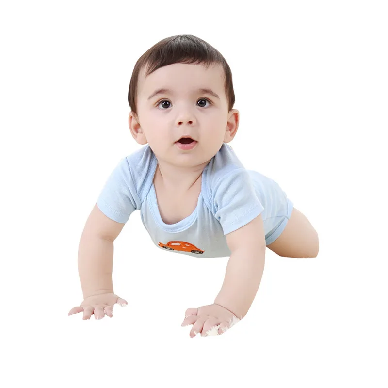 Боди с короткими рукавами для маленьких мальчиков 3 упаковки 100% хлопок милый