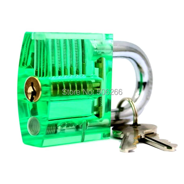 50 мм прозрачный вырезной внутренний вид для практики блокировки слесарный