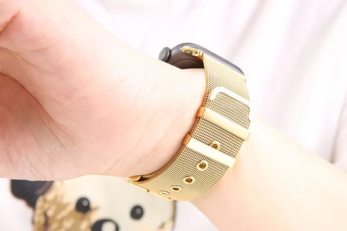 Ремешок из нержавеющей стали для apple watch, ремешок 42 мм, 38 мм, версия apple watch band 44 мм 40 мм наручных часов iwatch, браслет, 5/4/3/2/1 ремешок для часов, Миланская петля, ремень