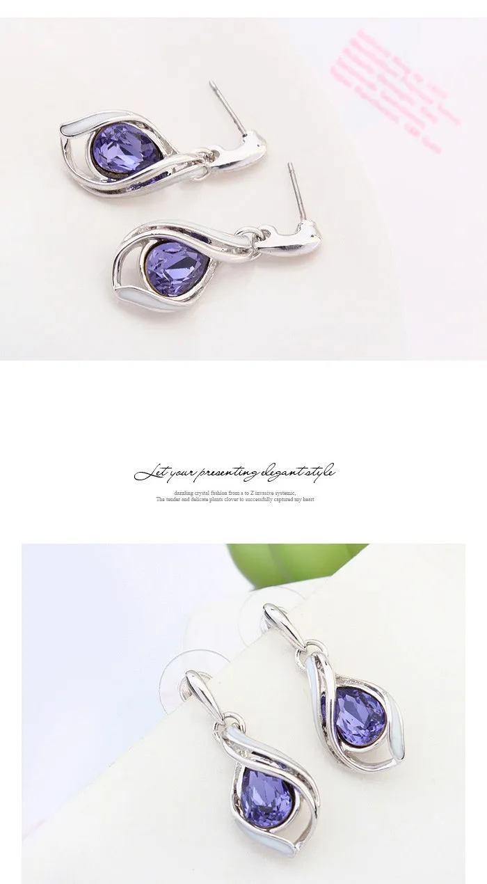 BAFFIN кристаллы от Swarovski подвески ожерелья серьги гвоздики для женщин Свадебные модные роскошные вечерние ювелирные наборы
