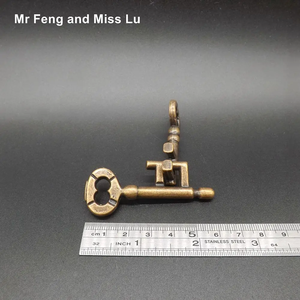 Retro Cast Alloy Key Ring Puzzle Logical Toy Open Brain Intelligence Games | Игрушки и хобби