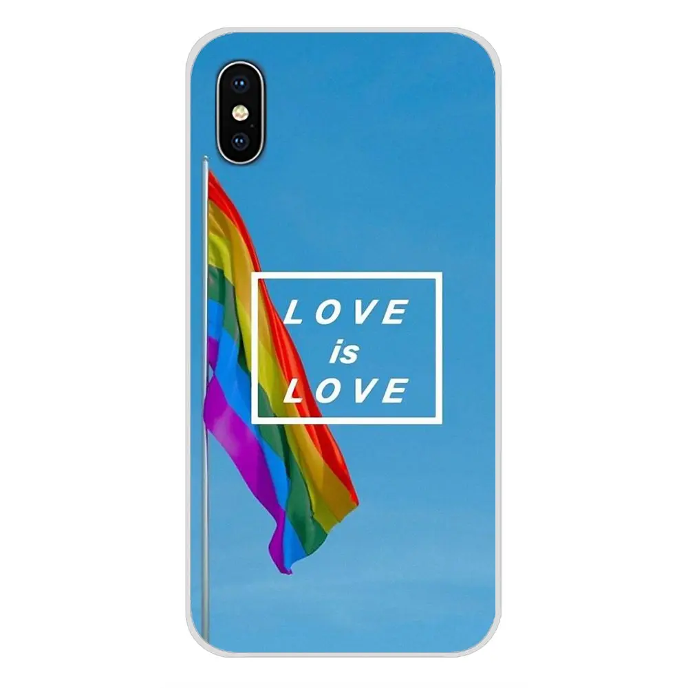 Love is love аксессуары ЛГБТ чехлы для телефонов Чехлы Huawei P Smart Mate Honor 7A 7C 8C 8X 9 P10 P20 Lite Pro