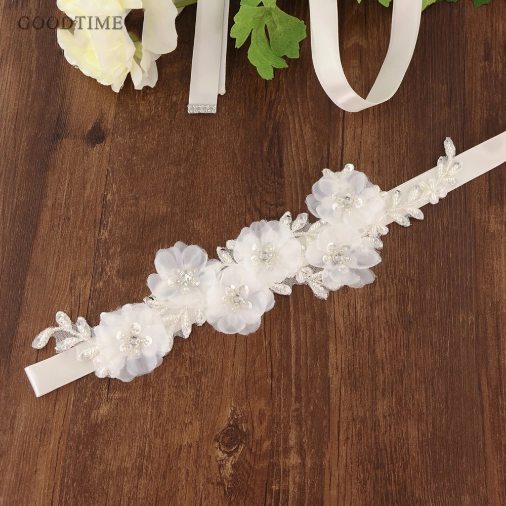 Noble Wedding Sashes Belts Flowers Bride Waistband Bridal Belts Sashes Elegant Evening Dress Prom Dresses Accessories For Party