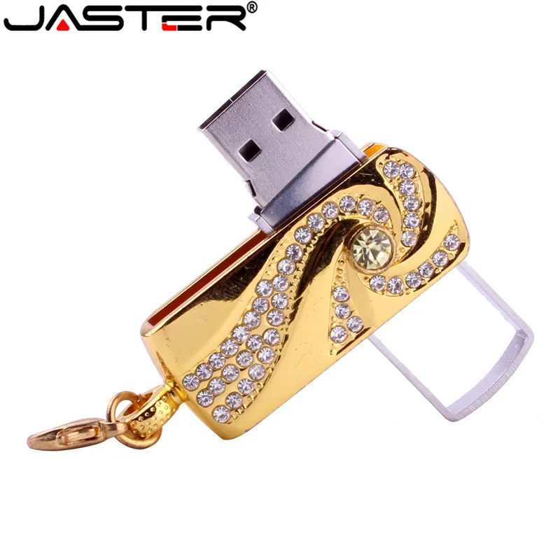 JASTER USB 2 0 4 ГБ 8 16 32 64 милые блестящие стразы алмазные флэшки USB-флеш-накопитель |