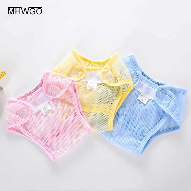 MHWGO подгузники для новорождённых многоразовые муслиновые фиксированные Couche Iavable