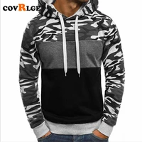 covrlge men camouflage hoodies 2019 mens streetwear sweatshirts brand clothing casual tracksuits sportsuit black hoodie mww160