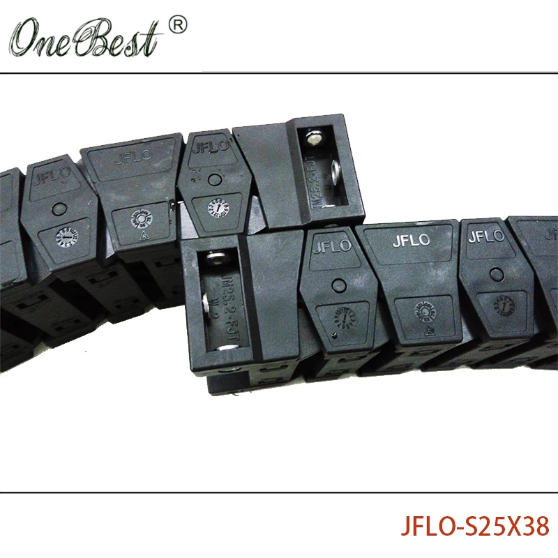 JFLO 1 метр S25x38 Тяговая цепь высокоскоростное бесшумное открытие снаружи