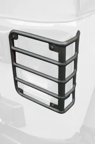 Пара матовый черный Задний евро задний фонарь Защитная крышка 2007 2016 для Jeep Wrangler JK