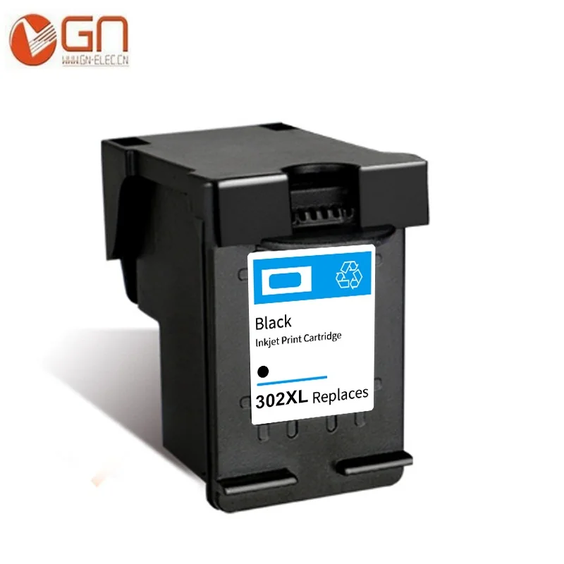 1BK GN 302XL восстановленные черной и цвет картридж Замена для hp 302 для hp с чернилами hp Deskjet 2130 2135 1110 3630 3632 принтер - Цвет: 1BK