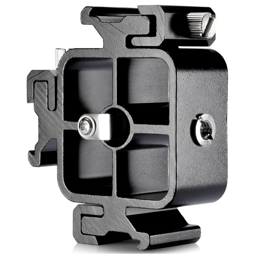 Neewer тройной Горячий башмак Крепление Адаптер для вспышки Держатель кронштейн и