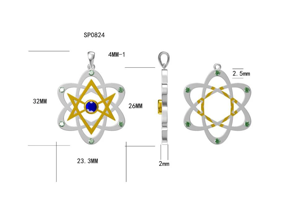 Loverjewlery цельное 18 К многоцветное Золотое бриллиантовое танзанитное обручальное ожерелье с подвеской в форме цветка, хорошее ювелирное изделие WP019
