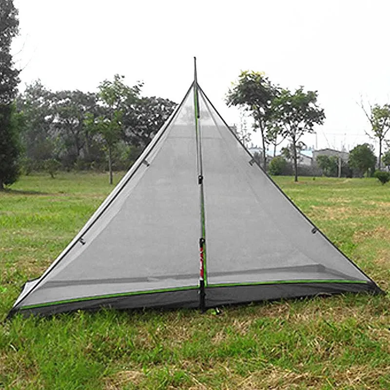 2 person inner tent ASTAGEAR 30D silnylon Сверхлегкий Аста Пирамида открытый 2/4 человек 2 слоя 3 Сезона Палатка - Цвет: 2 person inner tent