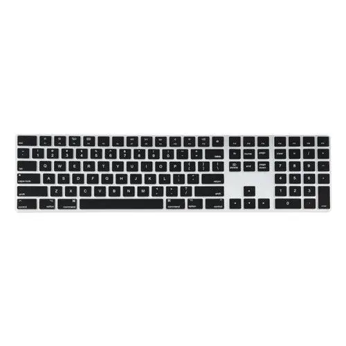 Black Волшебная клавиатура с цифровой клавиатурой MQ052LL/A A1843 силиконовый чехол для клавиатуры Apple Magic Keyboard - Цвет: Black