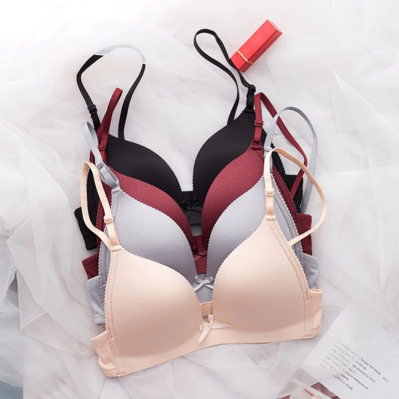 

Sexy Women Underwear Seamless Bra Wire Free Push Up Soft Bra Sexy Lingerie Brassiere