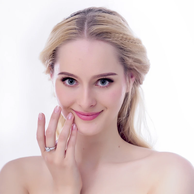 LZESHINE 2018 Hot Sale Rings Christmas Gift Gold / Silver Color Clear AAA Zircon Fancy Women Jewelry CRI0006 | Украшения и