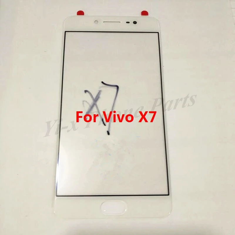 

1PCS Original White Black Gold For Vivo X7 X 7 Front Glass Touch Screen Panel Mobile Phone Replacement Parts