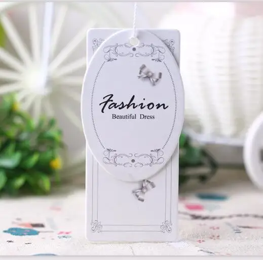 custom die cut clothing brand Hang Tag printing clothes tags 300gsm paper labels umbrella shoe underwear for bags | Дом и сад