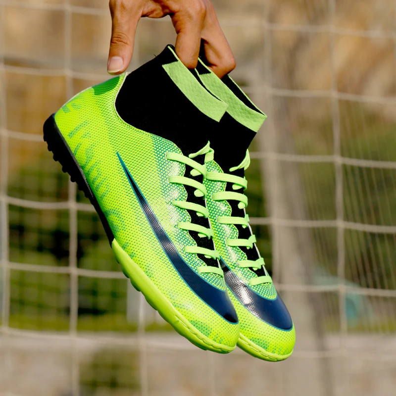 Официальный футбольный обувь Футбол на открытом воздухе мужские тренировочные