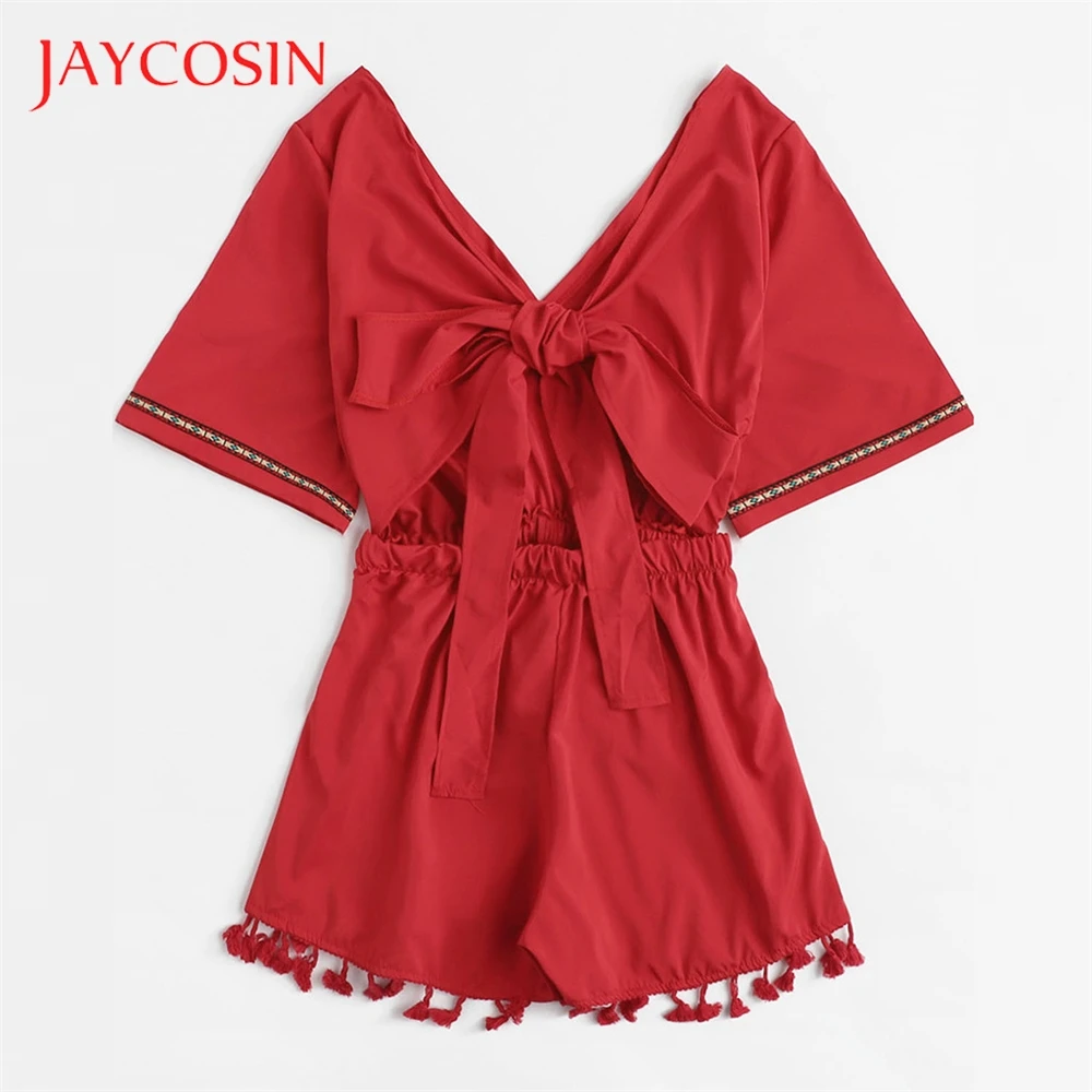 JAYCOSIN пляжный праздничный женский Boho цветочный принт v образный вырез без рукавов
