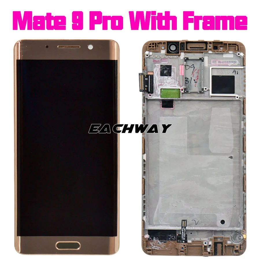 Черный ЖК дисплей 5 &quotдля Huawei Mate 9 Pro Mate9 сенсорный экран дигитайзер с рамкой