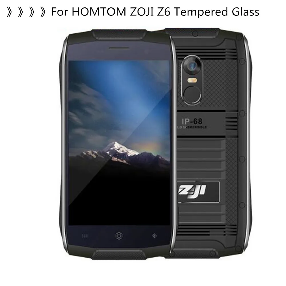 2 шт./лот Защитное стекло для экрана HOMTOM ZOJI Z6 закаленное смартфона Передняя