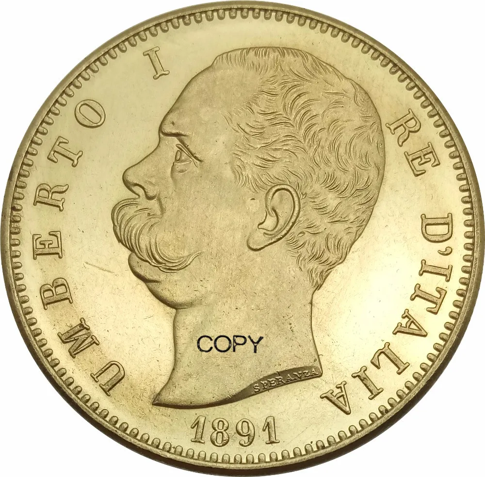 Италия 100 Lire Umberto I 1883 R 1888 1891 3 шт. в посылка вке продаются латунные металлические