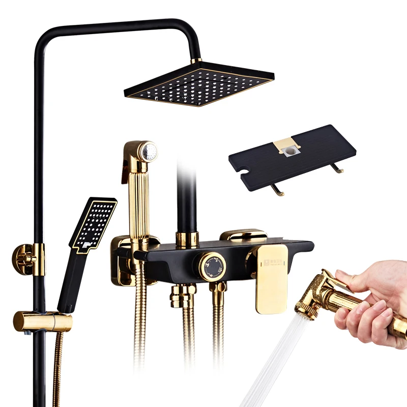 Beelee душевой набор для ванной комнаты Смесители ванны душ Mxer кран душевые краны