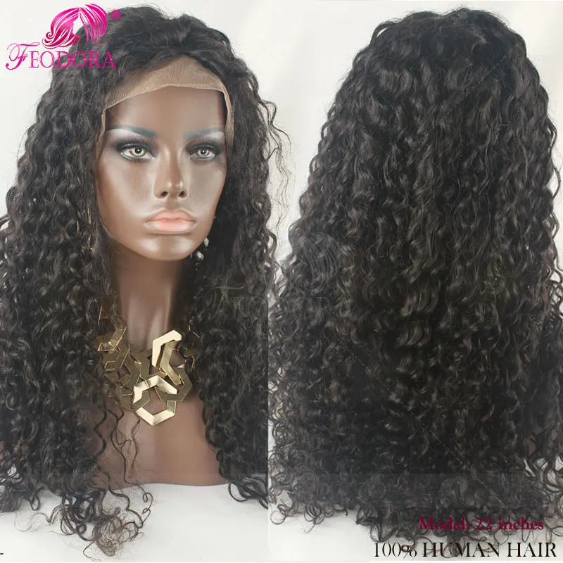 На складе Кружева Перед Парики Вьющиеся 180% Плотность Бесклеевого Полный Шнурок