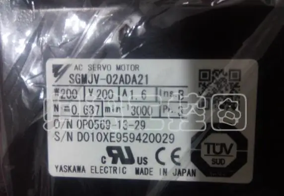 

Used Tested Working AC Servo Motor SGMJV-02ADA21
