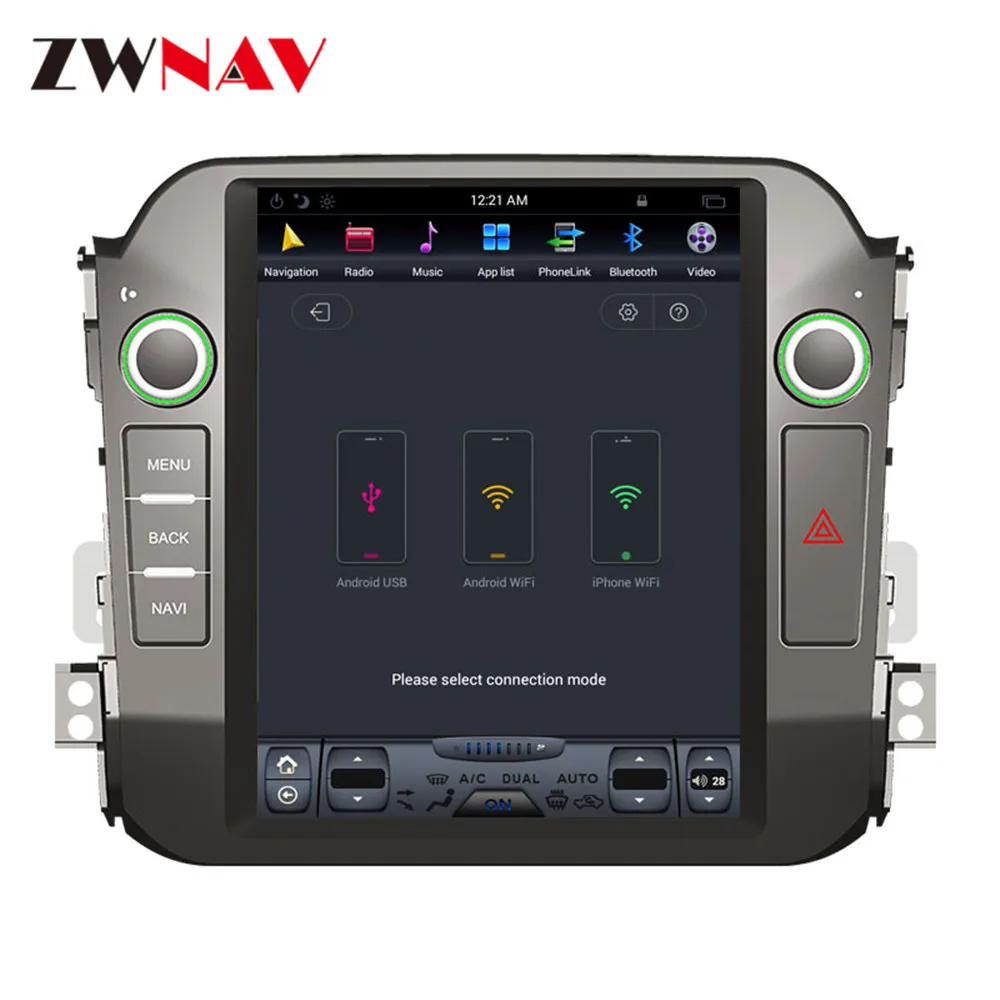 ZWNVA Тесла Стиль ips плюс Экран Android 6,0 автомобиль без DVD плеер gps навигации для Kia Sportage R 2010 2011 2012 2013
